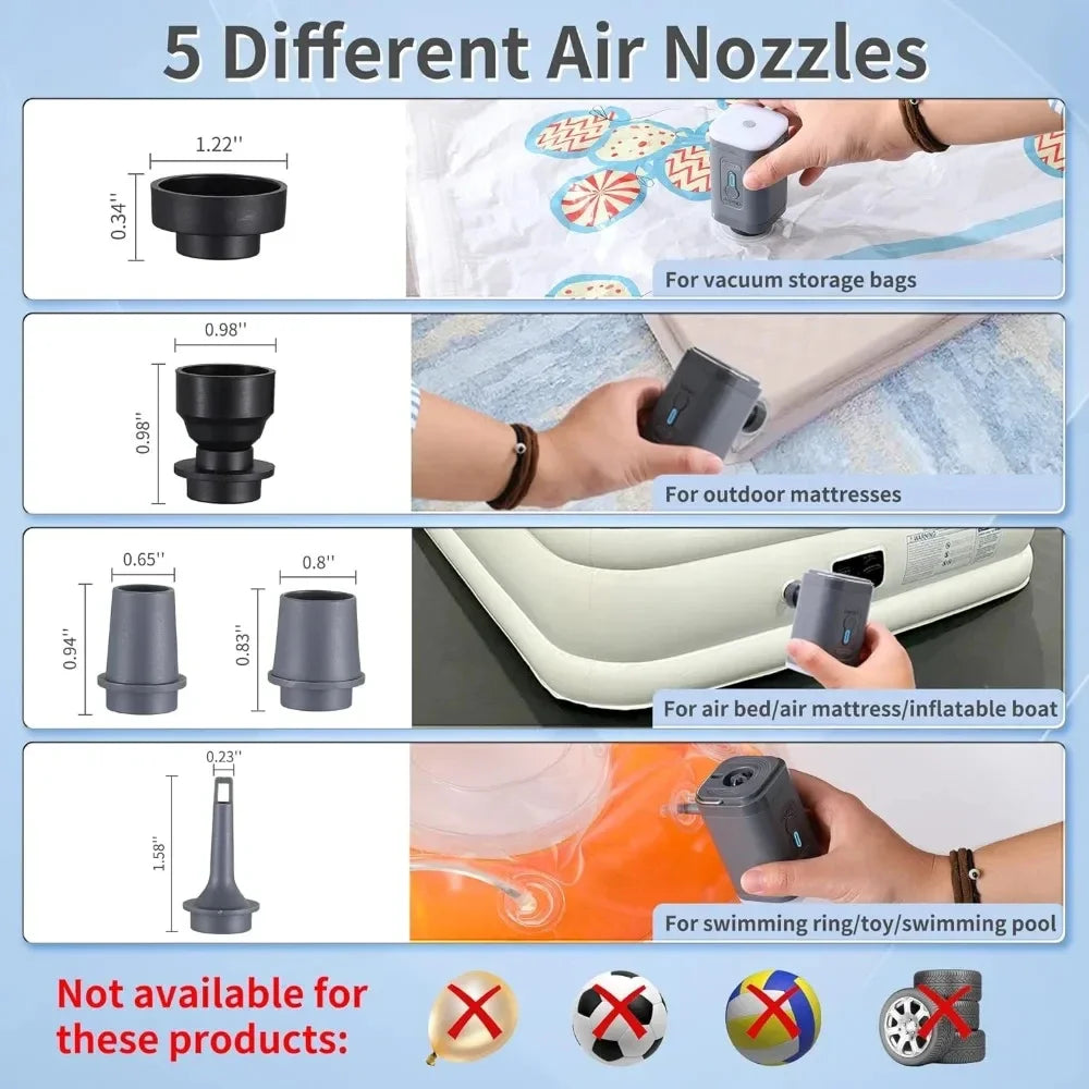 Portable Electric Vacuum Pump – USB Rechargeable