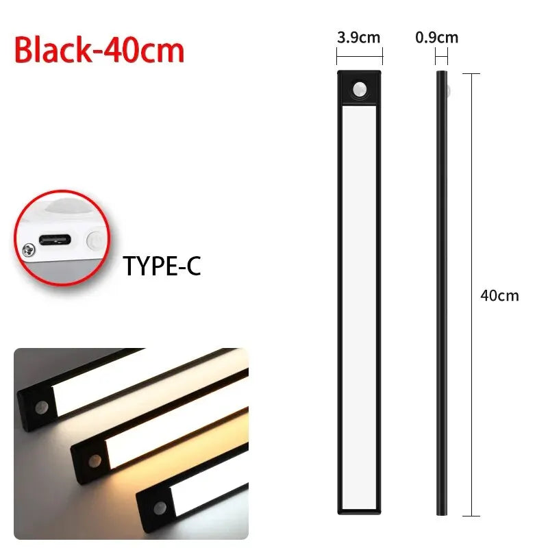 LED Motion Sensor Light – USB Rechargeable Under-Cabinet Light