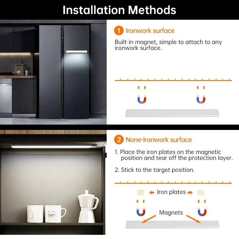 USB rechargeable LED motion sensor light product detail 7
