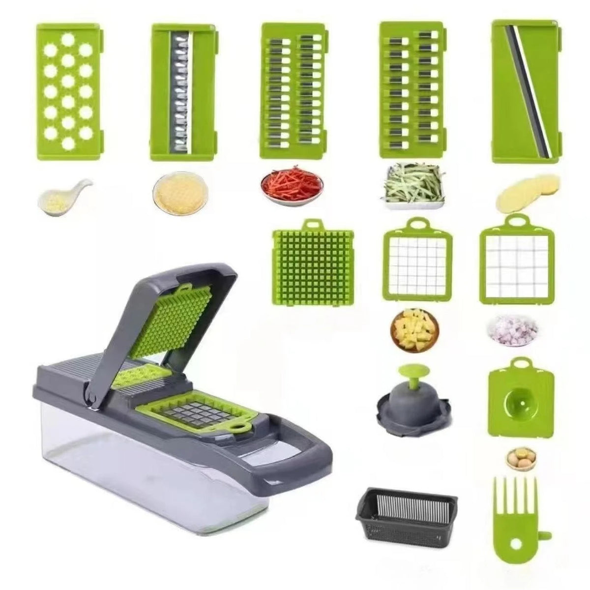 5-in-1 Vegetable Cutter – Slicer, Dicer & Grater