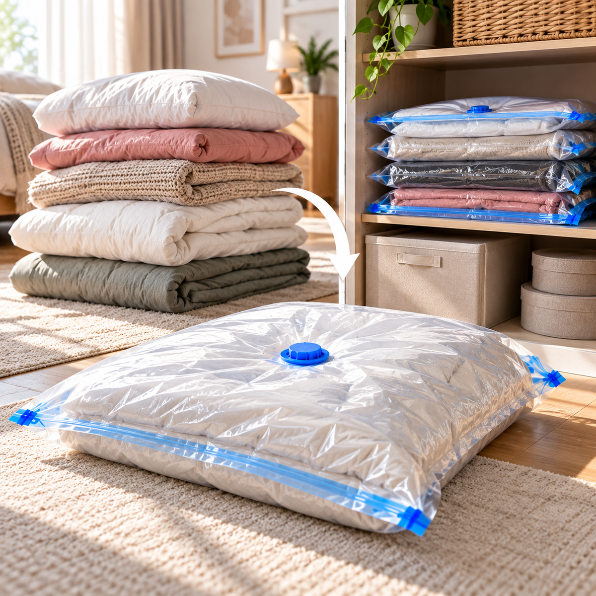 Vacuum Storage Bags – Space-Saving Storage for Travel & Home