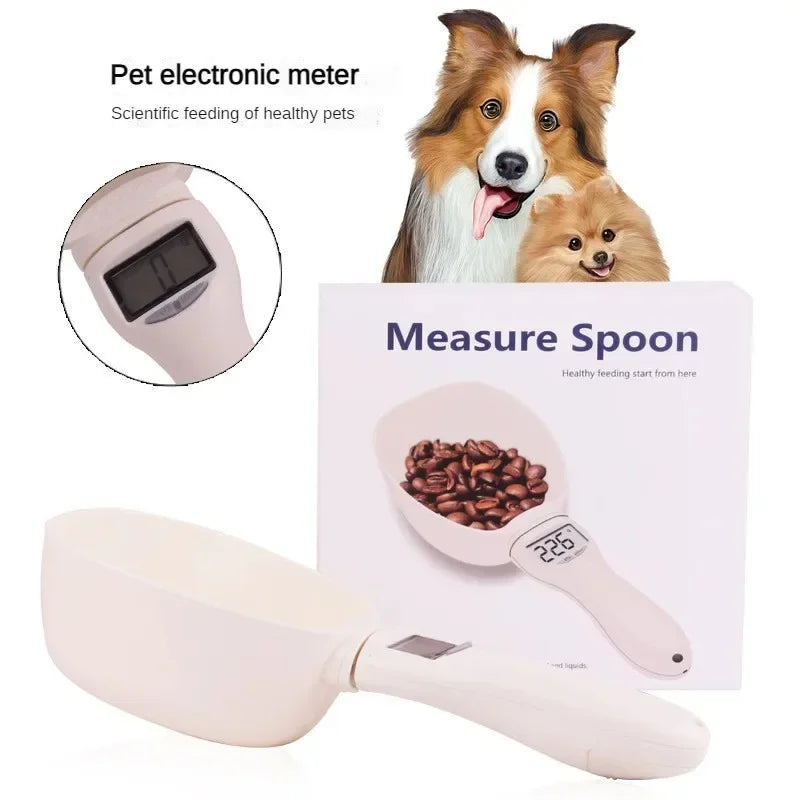 Digital Pet Food Measuring Scoop – LED Display Scale