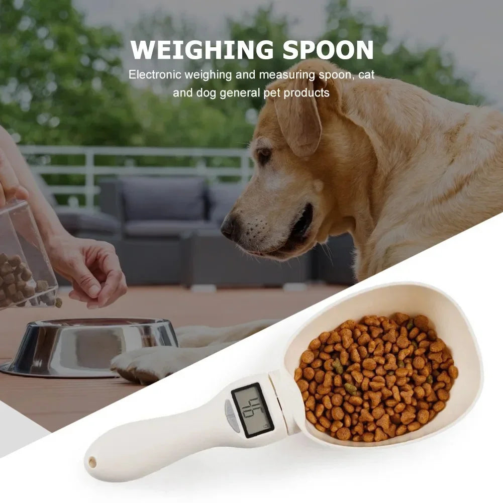 Digital Pet Food Measuring Scoop – LED Display Scale